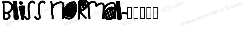 Bliss Normal字体转换